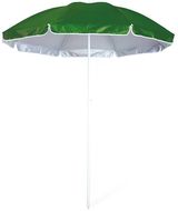 Rantavarjo Beach Umbrella Taner, vihreä liikelahja logopainatuksella