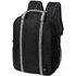 Reppu, jossa on heijastinnauhat Backpack Fabax, musta liikelahja logopainatuksella