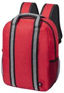 Reppu, jossa on heijastinnauhat Backpack Fabax, punainen liikelahja logopainatuksella