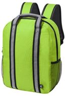Reppu, jossa on heijastinnauhat Backpack Fabax, vaaleanvihreä liikelahja logopainatuksella