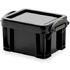 Säilytyslaatikko Multipurpose Box Harcal, musta liikelahja logopainatuksella