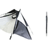 Sateenvarjo Golf Umbrella Budyx, valkoinen, musta lisäkuva 4