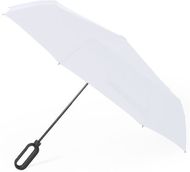 Sateenvarjo Umbrella Brosmon, valkoinen liikelahja logopainatuksella