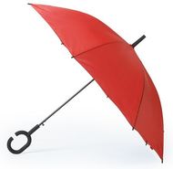 Sateenvarjo Umbrella Halrum, punainen liikelahja logopainatuksella