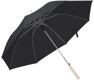 Sateenvarjo Umbrella Korlet, musta liikelahja logopainatuksella