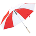 Sateenvarjo Umbrella Korlet, valkoinen, punainen liikelahja logopainatuksella