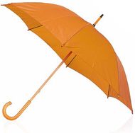 Sateenvarjo Umbrella Santy, sininen, oranssi liikelahja logopainatuksella