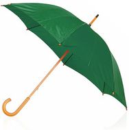 Sateenvarjo Umbrella Santy, vihreä liikelahja logopainatuksella