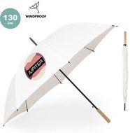 Sateenvarjo Umbrella Tinnar XL, luonnollinen liikelahja logopainatuksella