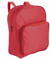 Selkäreppu Backpack Kiddy, punainen liikelahja logopainatuksella