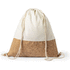 Selkäreppu Drawstring Bag Galsin, luonnollinen liikelahja logopainatuksella