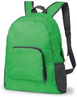 Selkäreppu Foldable Backpack Mendy, vihreä liikelahja logopainatuksella