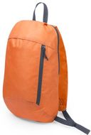 Selkäreppu Backpack Decath, sininen, oranssi liikelahja logopainatuksella