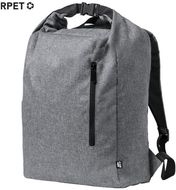 Selkäreppu Backpack Sherpak, harmaa liikelahja logopainatuksella