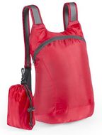 Selkäreppu Foldable Backpack Ledor, punainen liikelahja logopainatuksella