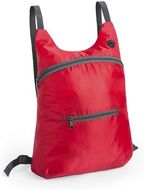 Selkäreppu Foldable Backpack Mathis, punainen liikelahja logopainatuksella