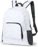 Selkäreppu Foldable Backpack Mendy, valkoinen liikelahja logopainatuksella