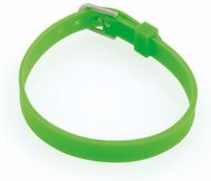 Silikoniranneke Bracelet Tonis, neon-vihreä liikelahja logopainatuksella