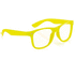 Silmälasien sangat Glasses Kathol, neon-keltainen liikelahja logopainatuksella