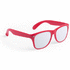 Silmälasien sangat Glasses Zamur, punainen liikelahja logopainatuksella