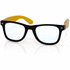 Silmälasien sangat No Lens Glasses Floid, keltainen liikelahja logopainatuksella