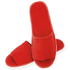 Sukat Slippers Gemex, punainen liikelahja logopainatuksella
