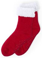 Sukat Sock Molbik, punainen liikelahja logopainatuksella
