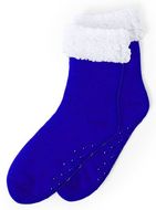 Sukat Sock Molbik, sininen liikelahja logopainatuksella