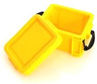 Säilytyslaatikko Multipurpose Box Harcal, keltainen liikelahja logopainatuksella