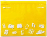 Säilytystasku Multipurpose Bag Dusky, keltainen liikelahja logopainatuksella