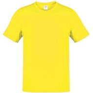 T-paita Adult Color T-Shirt Hecom, keltainen liikelahja logopainatuksella