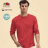 T-paita Adult Color T-Shirt Iconic Long Sleeve T, punainen lisäkuva 1