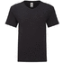 T-paita Adult Color T-Shirt Iconic V-Neck, musta lisäkuva 2