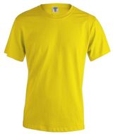T-paita Adult Colour T-Shirt "keya" MC130, keltainen liikelahja logopainatuksella