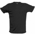 T-paita Adult T-Shirt Tecnic Plus, musta liikelahja logopainatuksella