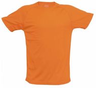 T-paita Adult T-Shirt Tecnic Plus, sininen, oranssi liikelahja logopainatuksella