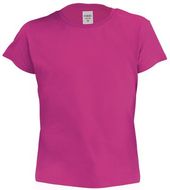 T-paita Kids Colour T-Shirt Hecom, fuksia liikelahja logopainatuksella