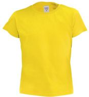 T-paita Kids Colour T-Shirt Hecom, keltainen liikelahja logopainatuksella