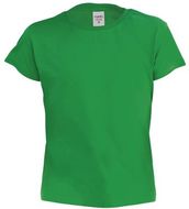 T-paita Kids Colour T-Shirt Hecom, vihreä liikelahja logopainatuksella