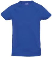 T-paita Kids T-Shirt Tecnic Plus, sininen liikelahja logopainatuksella