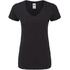 T-paita Women Colour T-Shirt Iconic V-Neck, musta lisäkuva 2