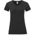 T-paita Women Colour T-Shirt Iconic, musta lisäkuva 2