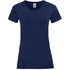 T-paita Women Colour T-Shirt Iconic, tummansininen lisäkuva 2