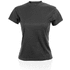 T-paita Women T-Shirt Tecnic Plus, musta liikelahja logopainatuksella