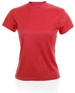 T-paita Women T-Shirt Tecnic Plus, punainen liikelahja logopainatuksella