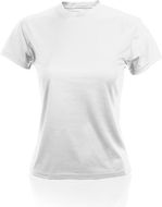 T-paita Women T-Shirt Tecnic Plus, valkoinen liikelahja logopainatuksella