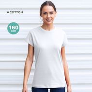 T-paita Women White T-Shirt Seiyo, valkoinen liikelahja logopainatuksella