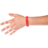 Tasapainoranneke Bracelet Energy, punainen liikelahja logopainatuksella