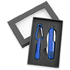 Taskulamppu Set Sufli, sininen liikelahja logopainatuksella
