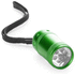Taskulamppu Torch Delbin, vihreä liikelahja logopainatuksella